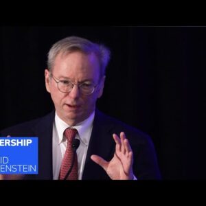Leadership Live With David Rubenstein: Former Google CEO Eric Schmidt